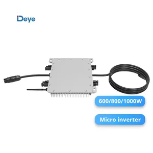 Microinversor DEYE, microinversor SOLAR DE 2000W, con grado IP67, garantía de 10 años para sistema fotovoltaico pequeño, W