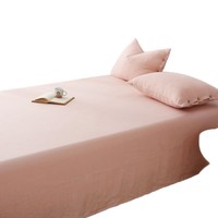 Parure de lit trois pièces 100 % lin naturel, drap plat et drap-housse respirant, durable et doux – Vente en gros