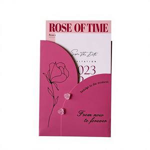 ซองการ์ดเชิญแบบกำหนดเอง พิมพ์ลายวานิลลา กระดาษคอตตอนคลาสสิก ตัดแบบไดคัท รูปทรงพิเศษ พิมพ์แบบเลตเตอร์เพรส การ์ดอวยพรแบบกำหนดเอง - Product Image 1