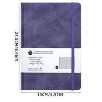 Carnets de luxe A5 lignés en cuir rigide 2026 – Personnalisables pour le bureau et l'usage quotidien professionnel