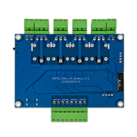 B04C-Wireless modul Relay Modbus ESP32 RS485 dengan 4 TYPE-C saluran 7-24v CH340 untuk Modbus
