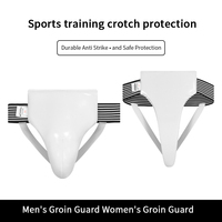 Protection de Groin pour Hommes et Femmes en Taekwondo, Coque en PU, Doublure Intérieure en EVA, Absorption des Chocs, Équipement de Protection pour l'Entraînement et le Sparring