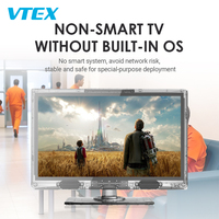 Téléviseur transparent 21,5 pouces avec boîtier HD FHD ELED rétroéclairé, anti-démontage, lecteur DVD en option, batterie, disque dur, télévision pour milieu carcéral