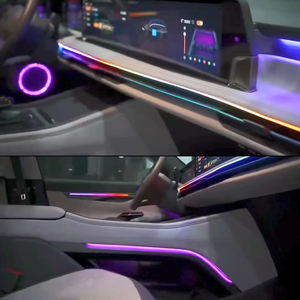 Kit d'accessoires de mise à niveau de l'éclairage intérieur LED pour Ford Edee L 2023-2025, lumière ambiante 64 couleurs - Product Image 2