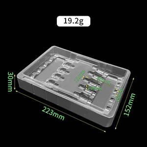 Accessori per tatuaggi accessori rettangolari in plastica usa e getta vassoio per tatuaggi tazze di inchiostro - Product Image 6