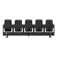 Tornado 5er-Set 120W LED Moving Head Beam Bühnenlicht RGBL 4in1 Rotierender Effekt für DJ Nachtclub Konzert Party