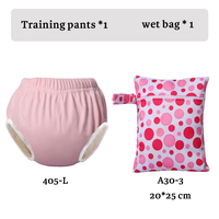 Couches lavables et réutilisables en bambou imperméables pour bébés Sous-vêtements pour l'apprentissage de la propreté