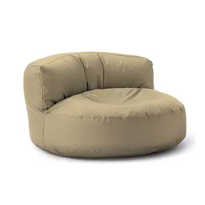 Ronde Vorm Duurzame Outdoor Zitzak Grote Woonkamer Indoor Zitzak Stoel Bulk Duurzame Luxe Waterdichte Zitzakken Stoelen