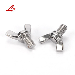 M5 M10 din316 cánh đầu bu lông nhà máy bán buôn thép không gỉ 304 316 M3 M4 M6 <span class=keywords><strong>M8</strong></span> bướm Bolt - Product Image 2