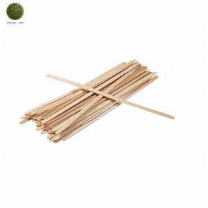 Palitos Agitadores de Café de Bambú Desechables Envueltos Individualmente, Forma Cuadrada Clásica, Portátiles para Uso en el Hogar, Cocina, Cafetería y Bebidas - Product Image 3