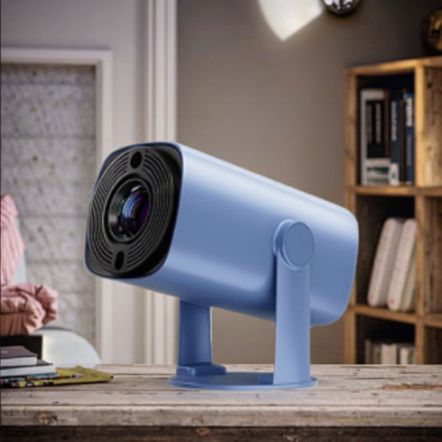 K2N Mini Portable Projector Wireless Home Screen Projection Dual WIFI for Bluetooth Android 11.0 Operated 4K Maximum US LED Lamp