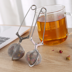 Infusore da tè a forma di palla da teiera in acciaio inossidabile con manico lungo da 4.5CM - Product Image 2