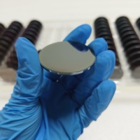 Pièces détachées pour caméra thermique infrarouge, fenêtre optique à haute transmission en silicium monocristallin avec revêtement AR DLC