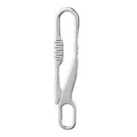 Porte-clés portable en alliage de titane ultra-léger, anti-rouille, pour l'extérieur, avec clip pour pantalon