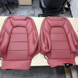 Coprisedili Anteriori in Pelle Nappa di Lusso per Cayenne, Taycan, Panamera, Mayan, 718, 911 - Per Tutte le Stagioni, Garanzia di 2 Anni - Product Image 1