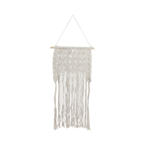 Tapisserie rectangulaire en jute tissée à la main, macramé, décoration murale pour chambre à coucher, salon, salle de bain - Product Image 1