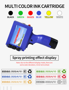 Imprimante à <span class=keywords><strong>Jet</strong></span> d'encre portative sur sacs en plastique, <span class=keywords><strong>Film</strong></span>, acier au fer pour la Date - Product Image 4
