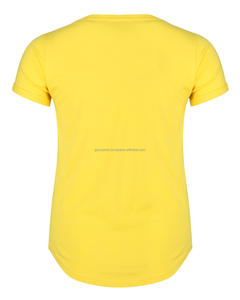 T-shirt pour femmes, ourlet incurvé, décontracté de haute qualité, prix de gros, service d'impression personnalisé, quantité en vrac - Product Image 6