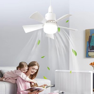 Dimmable 30W/40W ventilateurs de plafond ampoule lumières petite prise ventilateur lumière pour Garage cuisine chambre balcon salon disponible milieu - Product Image 6