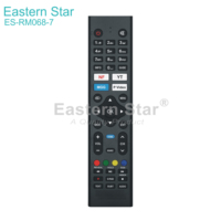 Télécommande universelle intelligente ES-RM068-7 de haute qualité à prix d'usine pour téléviseurs HD et Smart TV