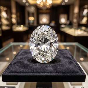 RN JEWELS เพชร 17.00 กะรัต รูปทรงวงรีสวยงาม ผลิตในห้องปฏิบัติการ คุณภาพเยี่ยม การกระจายแสงที่ยอดเยี่ยม การเจียระไนที่แม่นยำ - Product Image 2