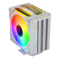 LOVINGCOOL Nouveau Style CPU Cooling 6 Heat Pipes RGB Copper Heatsink Processeur Cooler FAN pour LGA 115X 2011AMD AM2/AM4/AM5