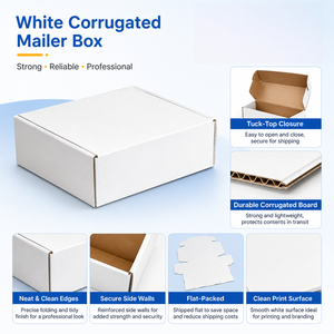 Caja de Cartón Corrugado Plegable para Embalaje de Regalos y Productos Electrónicos, con Laminación Mate, Reciclable y Resistente, Venta al Por Mayor - Product Image 2