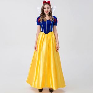 Costume de princesse de dessin animé pour adultes, tenue de fête d'anniversaire, costume de cosplay de princesse des neiges pour Halloween - Product Image 4