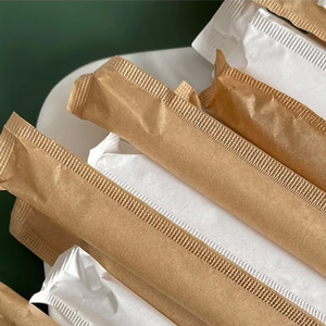 Pajitas de Papel Kraft Natural Marrón Ecológicas y Desechables, Saludables, Sin Sabor, Sin Colorantes, para Bebidas Frías, Más Vendidas - Product Image 4