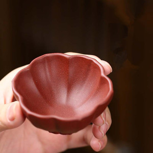 Tazza da tè in argilla viola yixing in stile cinese all'ingrosso con forma di fiore - Product Image 4