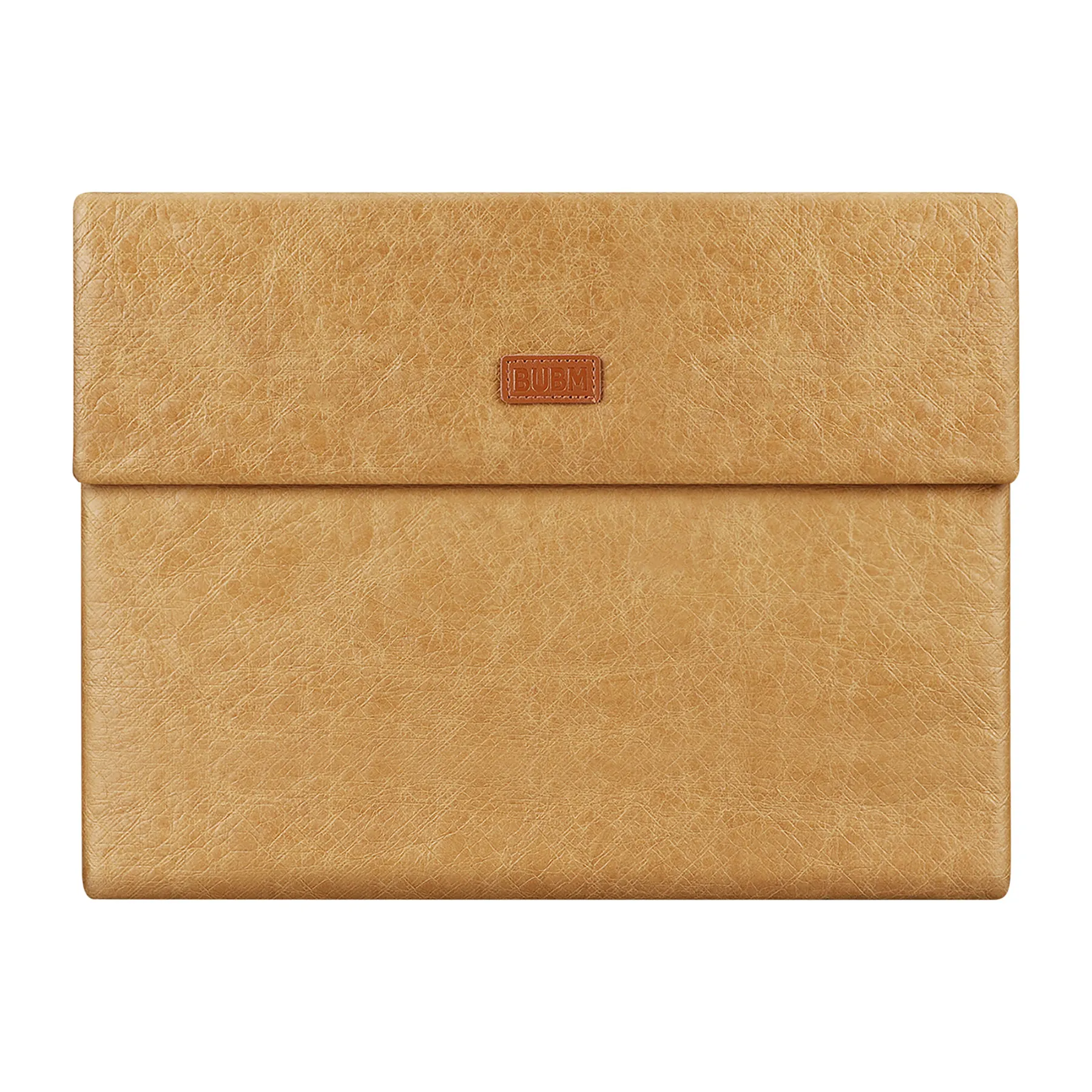 Bubum Bolsa de mão macia portátil durável de alta qualidade para laptop de negócios, capa para Macbook, desenho unissex