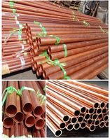 Grand ensemble de tubes en cuivre C12200 de 15 mm pour climatisation et réfrigération, pliage personnalisable, épaisseur de paroi, plomberie