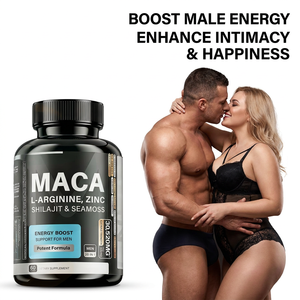 <span class=keywords><strong>Suplemento</strong></span> Energético Vegano Orgánico <span class=keywords><strong>para</strong></span> Hombres Adultos con Maca, Shilajit, Ashwagandha, L-Arginina y <span class=keywords><strong>Zinc</strong></span>, Marca Privada, Venta al Por Mayor <span class=keywords><strong>de</strong></span> Fábrica OEM - Product Image 2