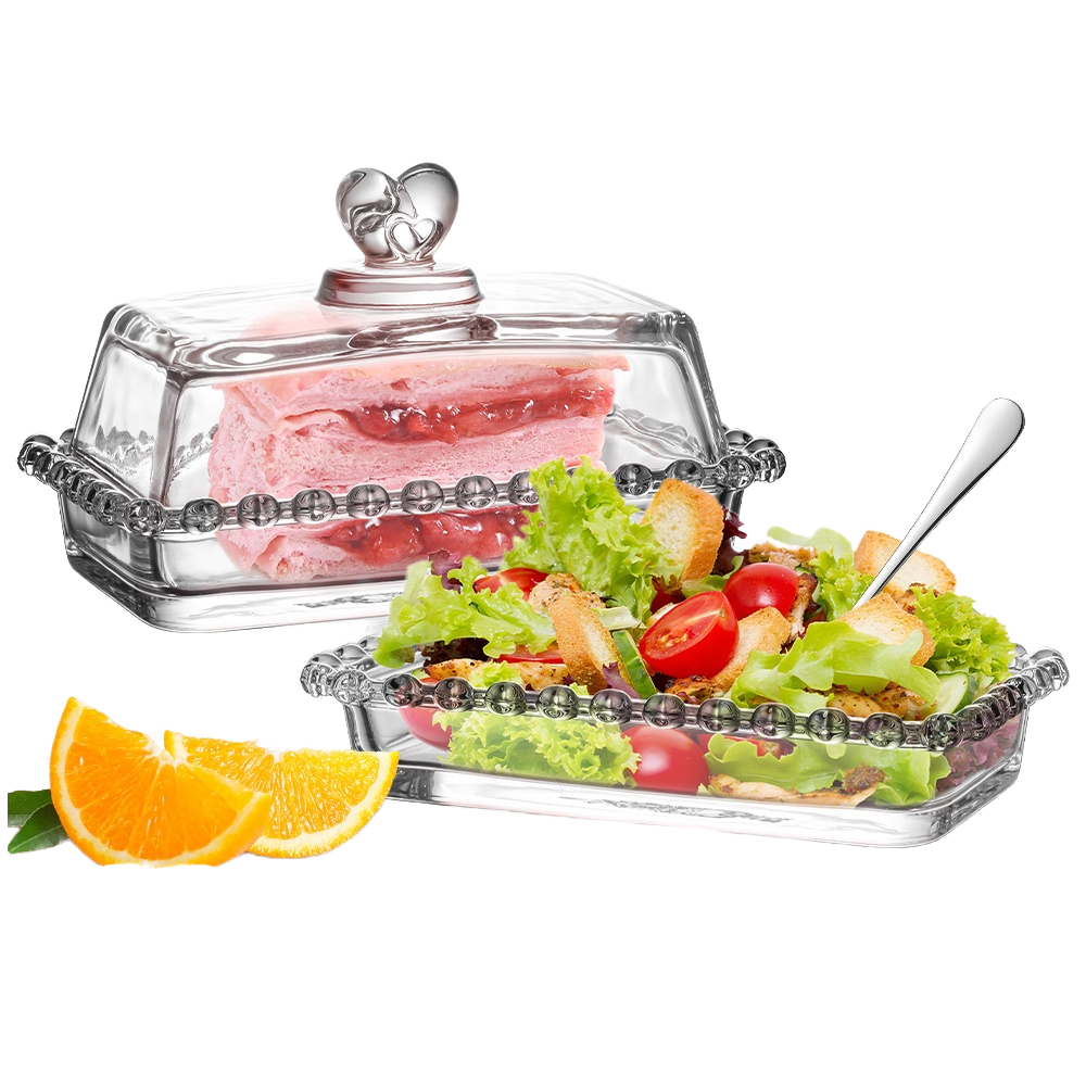 Lot Assiettes Dessert Vintage Verre Gaufré 14 Cm – Transparent Relief Élégant Pour Apéro, Gâteaux, Fruits & Salades