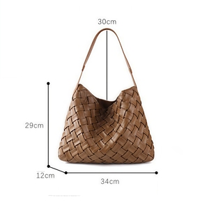 Fabrika toptan kadın Tote çanta büyük Crossbody çanta moda <span class=keywords><strong>PU</strong></span> deri dokuma çanta kadınlar için Trendy bayanlar çanta alışveriş için - Product Image 2
