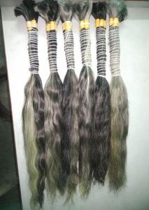Lots de Cheveux Remy Double Drawn de Luxe pour Femmes, Cheveux Gris Indiens en Gros, Provenant d'un Exportateur Indien, Prix de Gros - Product Image 2