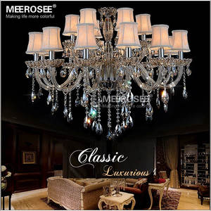 Lampadario Moderno di Lusso Meerosee in Cristallo Grande e Semplice Luci in Cristallo K9 per Arredamento Casa Lamparas Sospesi Lustras MD8577 - Product Image 6