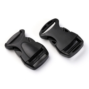 Hebilla de Plástico para Mochila de 20 mm, Negra, Ajustable, con Cierre a Presión, para Accesorios de Senderismo al Aire Libre - Product Image 1
