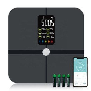 5-180kg/11lb-396lb Las mejores básculas inteligentes en salud inteligente y Fitness Bluetooth Báscula <span class=keywords><strong>de</strong></span> grasa <span class=keywords><strong>corporal</strong></span> Básculas <span class=keywords><strong>de</strong></span> índice <span class=keywords><strong>de</strong></span> <span class=keywords><strong>masa</strong></span> <span class=keywords><strong>corporal</strong></span> - Product Image 1