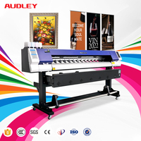 Impresora de Inyección de Tinta Eco Solvente XP600/I3200, Plotter de Pancartas Flexibles de Vinilo de 1.8 m, Impresora Automática Rentable