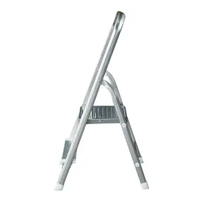 Hot Sale Aluminum Alloy Folding Staircase 2 3 Steps Portable Safety Ladder Home Shelf Ladder