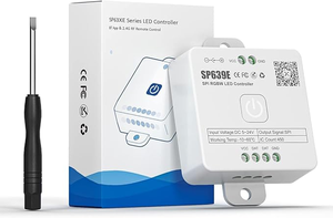 DC 5V 12V 24V thông minh <span class=keywords><strong>Bluetooth</strong></span> SPI RGBW sk6812 ucs2904 địa chỉ ma thuật Dải mờ 450 pixel sp639e SPI RGBW dẫn điều khiển - Product Image 6