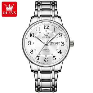 Reloj con Logotipo OEM 2891, Reloj Inteligente de Cuarzo de Lujo de Acero Inoxidable, Moderno, con Calendario, Clásico, Empresarial, Resistente al Agua para Hombre - Product Image 2