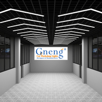 ZT/C205 flèche de forme unique LED barre lumineuse de garage travail raccordable couloir éclairage fabricant lumière de travail