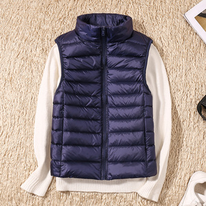 Gilet sans manches pour femmes, veste ultra léger, Slim, léger, coupe-vent et chaud, Portable, nouvelle collection 2021 - Product Image 4