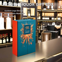 Boîte d'emballage en carton de luxe avec logo personnalisé, boîte cadeau vide en papier