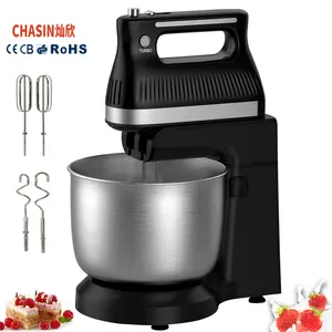 CX6670 Mixer Mangkuk Makanan Dapur, Mixer Kue Berdiri Masakan Listrik, Mixer Adonan Robot Multifungsi