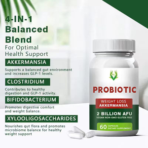 Capsules probiotiques de marque privée avec ingrédients naturels idéales pour les femmes et les hommes capsules végétales de perte de poids suppléments - Product Image 3