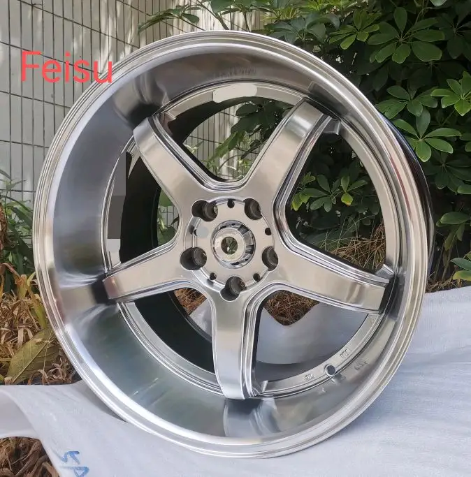 Roda Casting logam campuran Aluminium 18x8.5j 18x9.5j bibir dalam cekung roda mobil balap pelek rines mags pabrik