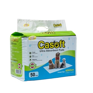 Almohadillas absorbentes desechables impermeables OEM al por mayor para entrenamiento de cachorros y orina de mascotas - Product Image 6